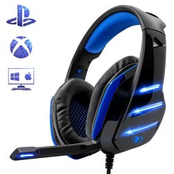 auriculares azules gaming regalos originales gamers