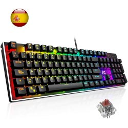teclado gaming colores luz pc regalos originales gamers