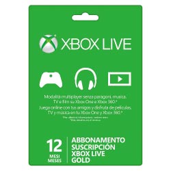 tarjeta xbox live 12 meses regalos originales gamers