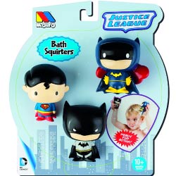 muñecos de agua la liga de la justicia batman merchandising regalos originales