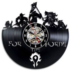 reloj vinilo world of warcraft horda merchandising regalos originales gamers