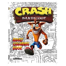 adult coloring book crash bandicoot merchandising regalos originales gamers