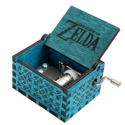caja musica zelda azul merchandising regalos originales gamers