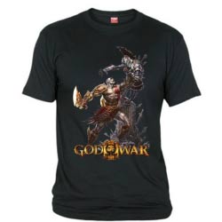 camiseta god of war color merchandising regalos originales gamers