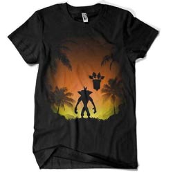 camiseta premium crash bandicoot merchandising regalos originales gamers
