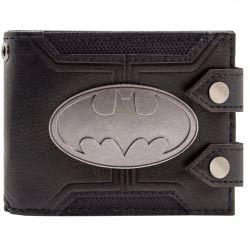 cartera billetera chapa gris batman merchandising regalos originales