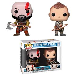 funko pop kratos y atreus god of war 4 merchandising regalos originales gamers