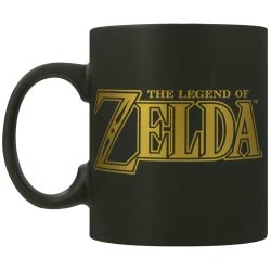 taza the legend of zelda negra merchandising regalos originales gamers