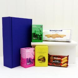 caja regalo te y galletas regalos originales gourmet
