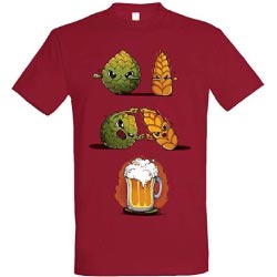 camiseta cerveza fusion regalos originales hombres divertidos