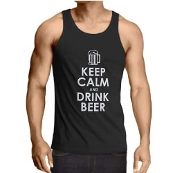 camiseta keep calm a drink beer cerveza regalos originales cerveceros