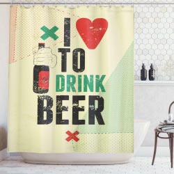 cortina de ducha cerveza i to drink beer regalos originales divertidos