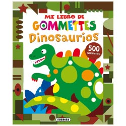 libro gommettes dinosaurios pegatinas adhesivos regalos originales niños niñas