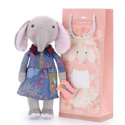muñeca de trapo elefante regalos originales niñas niños