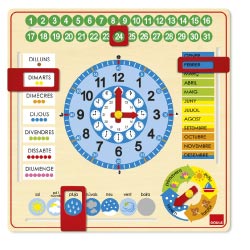 reloj calendario infantil catalan regalos originales niñas niños