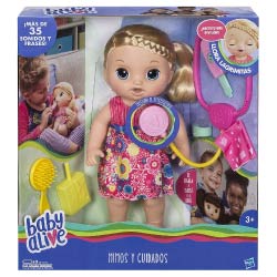 muñeca baby alive mimos y cuidados regalos originales niños niñas
