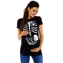 camiseta embarazada bebe esqueleto regalos originales