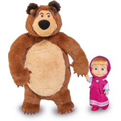 muñecos masha y el oso peluche regalos originales niños niñas