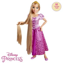 muñeca rapunzel 80 cm princesas disney regalos originales niños niñas