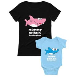 set tiburon mama bebe regalos originales embarazadas
