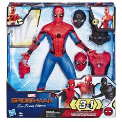 figura spiderman 3 en 1 articulada marvel regalos originales niños niñas