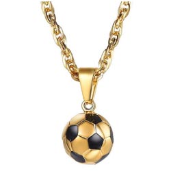 collar balon futbol oro regalos originales deportistas