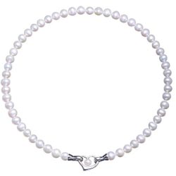 collar de plata y perlas blancas de agua dulce regalos originales mujeres