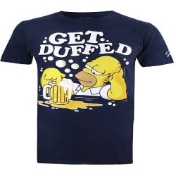 camiseta homer get duffy the simpson hombre regalos originales series