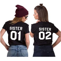 camisetas sister hermanas amigas regalos originales