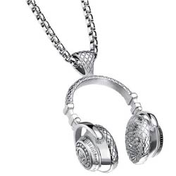 collar auriculars inox joyas regalos originales musica