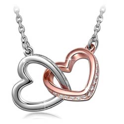 collar compartido corazones swarovsky regalos originales san valentin parejas