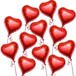 globos helio corazon san valentin aniversario parejas regalos originales