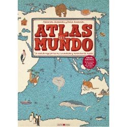 libro ilustrado atlas del mundo niños niñas infantil regalos originales ilustracion