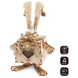 robotime conejo musical regalos originales