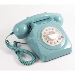 telefono retro analogico azul regalos originales