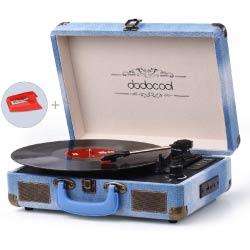 tocadiscos dodocol vintage maleta regalos originales musica
