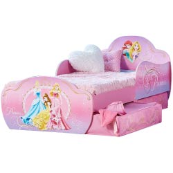 cama infantil princesas decoracion habitacion niña