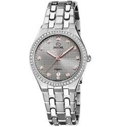 reloj jaguar mujer plata