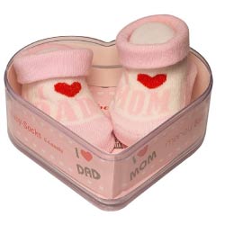 pack calcetines regalos baby shower bebés rosa
