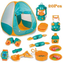 tienda de acampada para niños y set de accesorios juegos para niños y niñas